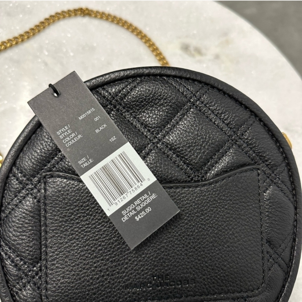 Marc Jacobs The Status Round Crossbody Bag M0015815 NWT - Picture 7 of 8